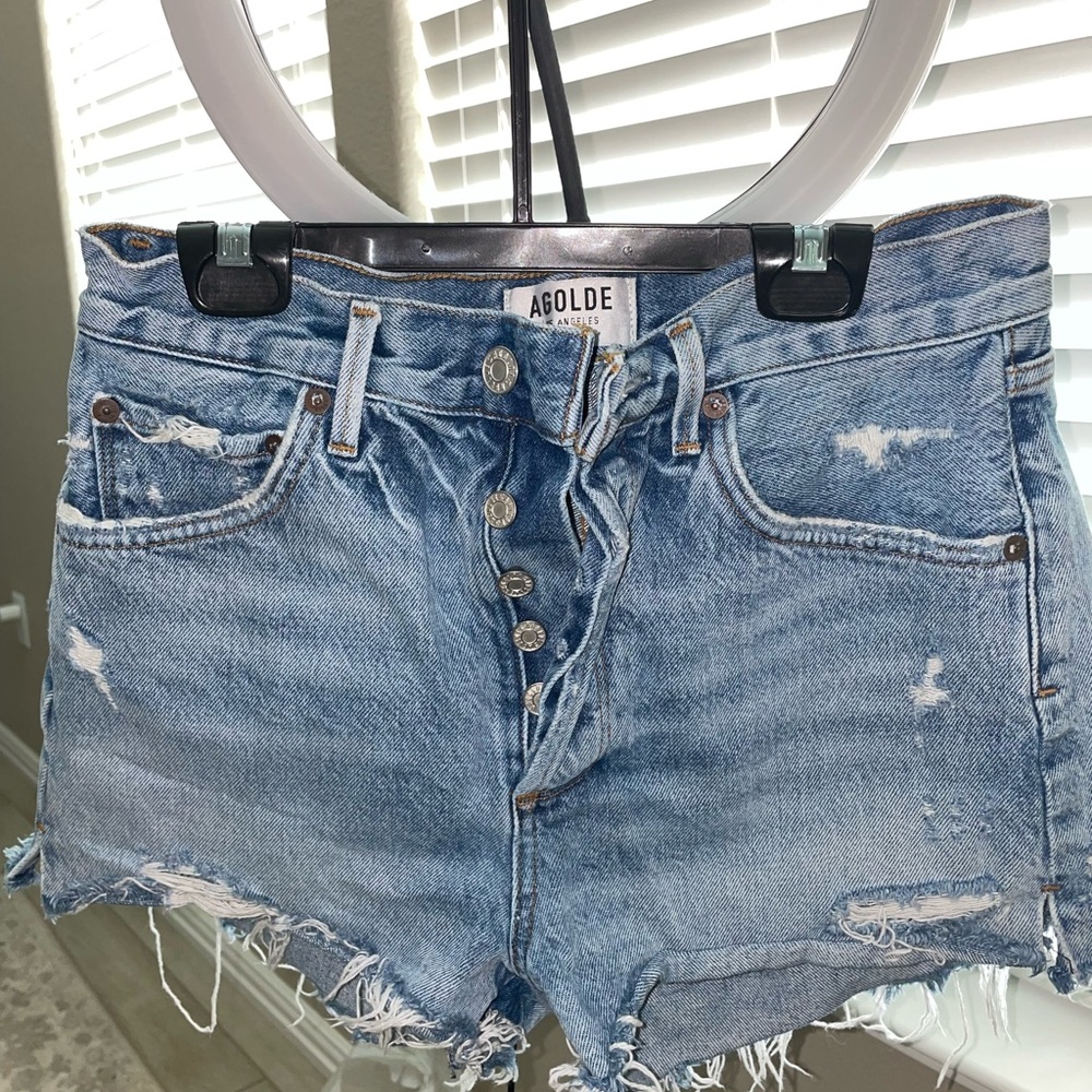 Agolde denim shorts